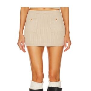 HELSA Knit Mini Skirt
